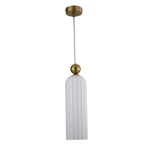 Lampa wisząca Piega 1 biała 1xE14