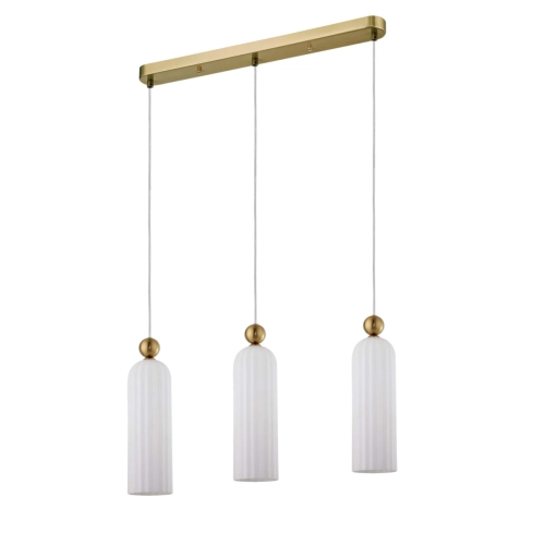 Lampa wisząca Piega 3 biała 3xE14