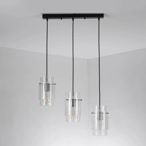 Lampa wisząca Savona czarna 3xE27