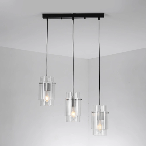 Lampa wisząca Savona czarna 3xE27