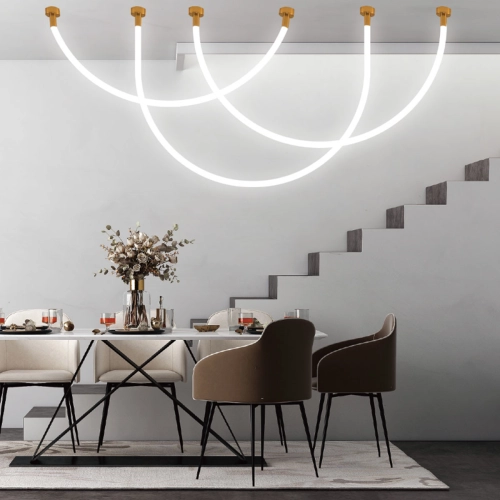 Lampa wisząca Rope Light 3 m biała Tuya Smart LED CCT