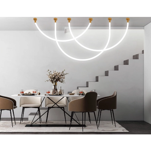 Lampa wisząca Rope Light 3 m biała Tuya Smart LED CCT
