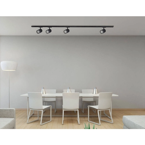 Lampa podłogowa Tokio czarna 1xGU10