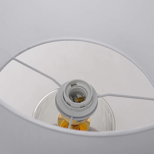 Lampa stołowa Sunflower biała 1xE27
