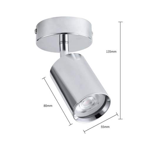 Reflektor Belize chrom IP44 1xGU10