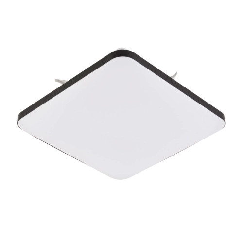 Plafon kwadratowy Babilon 38 cm czarny LED 4000K