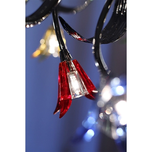 Lampa wisząca Hawai srebrna 20xG4
