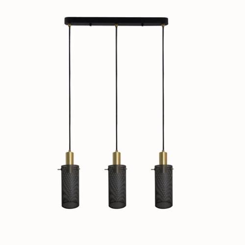 Lampa wisząca Tirana 3 czarna 3xE27