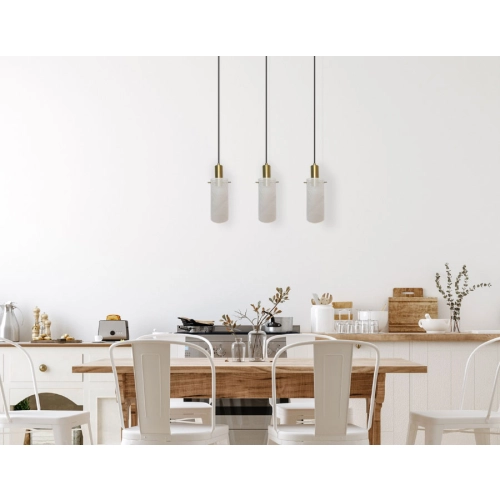 Lampa biurkowa Tirana biała 1xE27