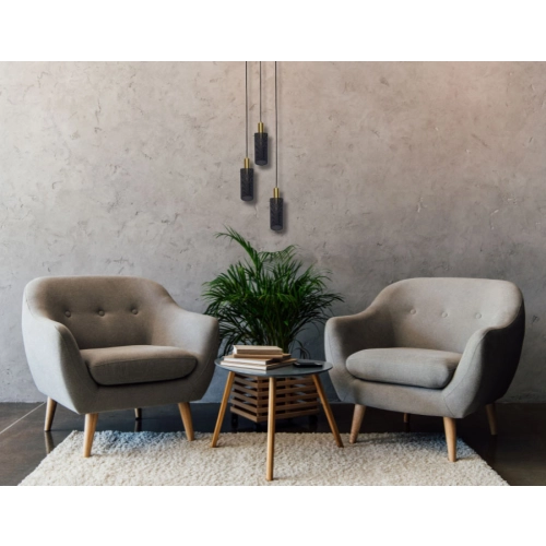 Lampa biurkowa Tirana czarna 1xE27