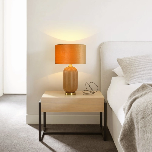 Lampa stołowa Tamiza złota 1xE27