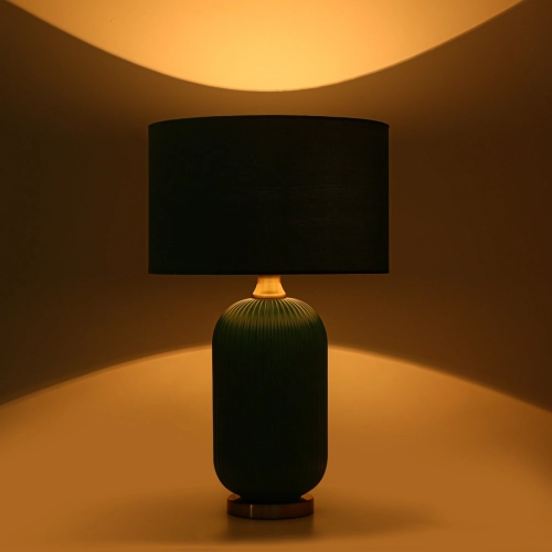 Lampa stołowa Tamiza zielona 1xE27
