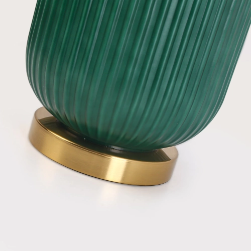 Lampa stołowa Tamiza zielona 1xE27