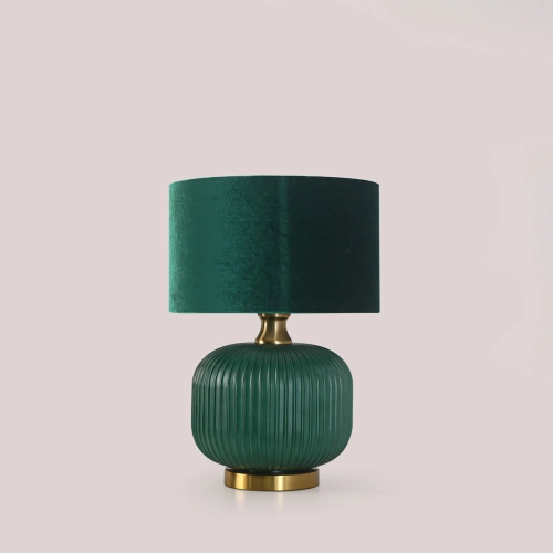 Lampa stołowa Tamiza zielona 1xE27