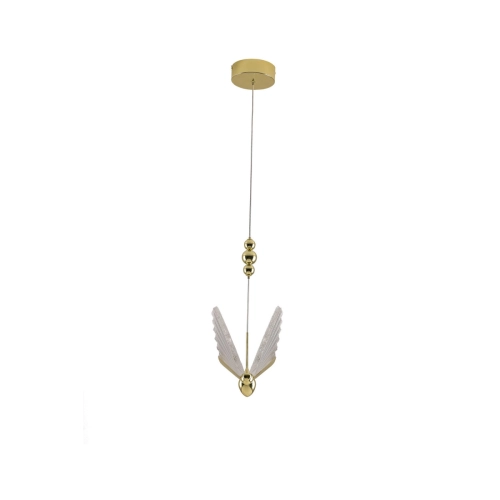 Lampa wisząca Mariposa 1 złota LED CCT