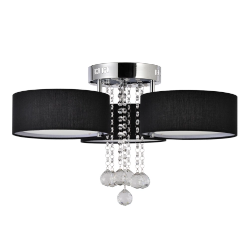 Plafon Gambela czarny 3xE27 LED