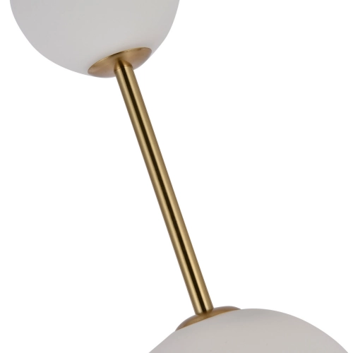 Lampa wisząca pionowa Dorado złota LED CCT