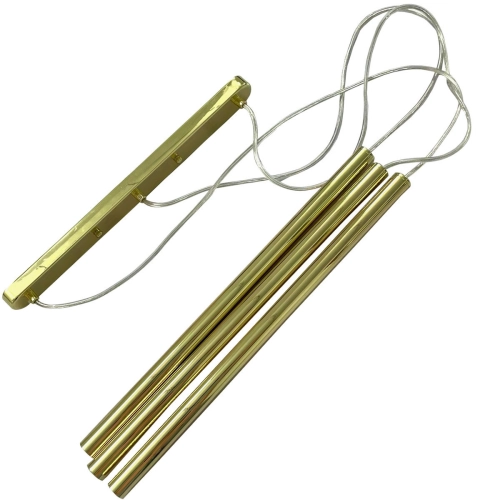 Lampa wisząca Lungo 3 linia złota 3xG9