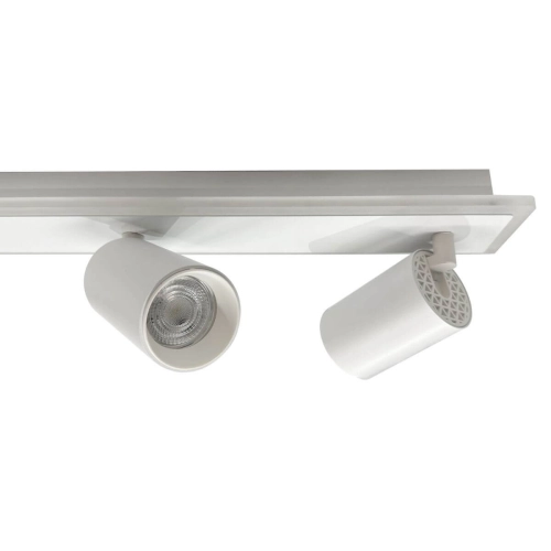 Zestaw reflektorów plafon Parma biały 4xGU10 plus LED