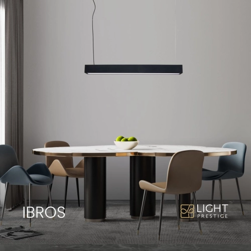 Lampa wisząca Ibros czarna 18W IP20 LED CCT