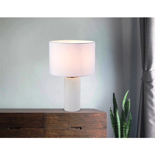 Lampa stołowa Tokio biała 1xE27
