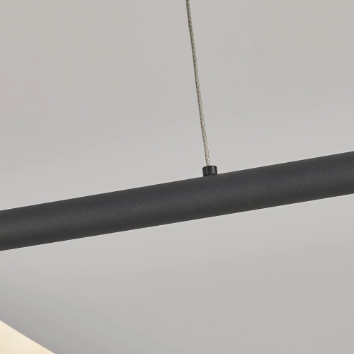 Lampa wisząca Meleca S czarna LED 4000K