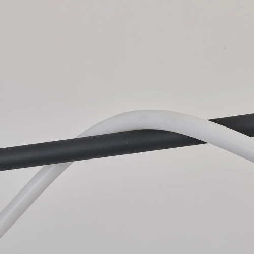 Lampa wisząca Meleca S czarna LED 4000K