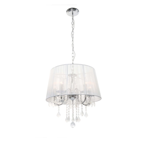 Lampa wisząca Mona srebrna 3xE14