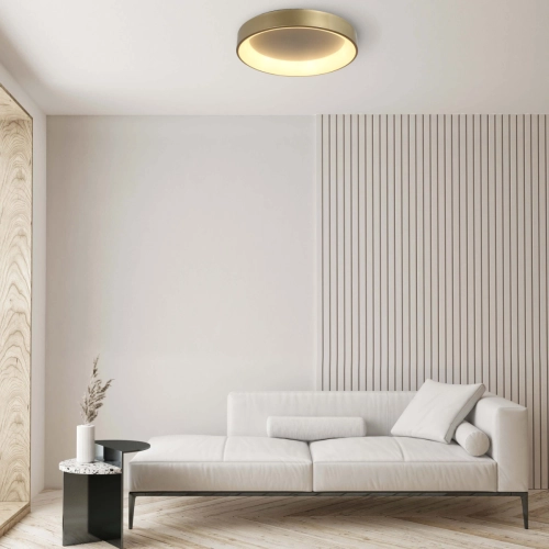 Plafon Georgia 60 cm złoty LED CCT