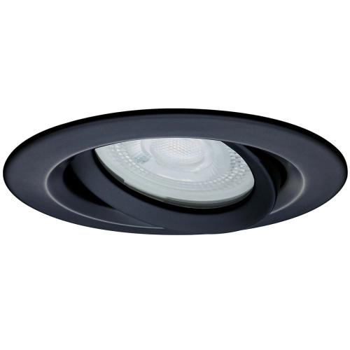 Ruchome oczko podtynkowe Lagos czarne IP65 1xGU10
