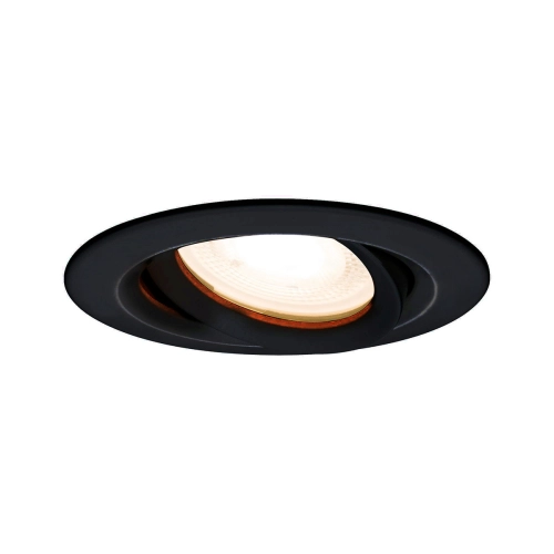 Ruchome oczko podtynkowe Lagos czarne IP65 1xGU10