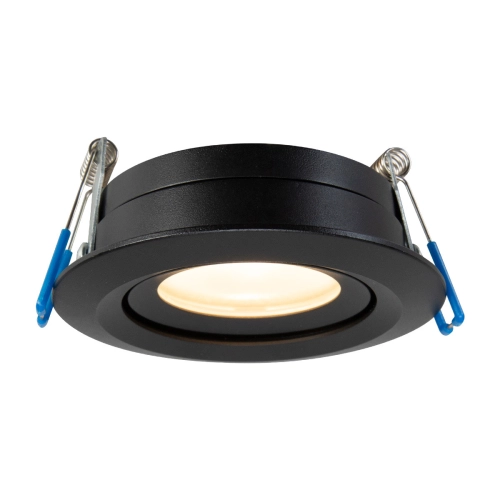Ruchome oczko podtynkowe Lagos czarne IP65 1xGU10