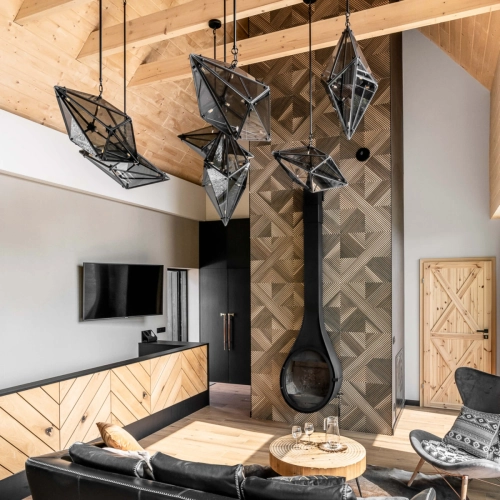 Lampa wisząca Konstelacja pionowa 7xG9