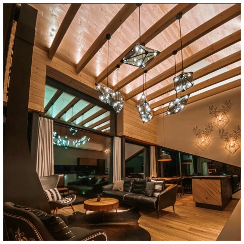 Lampa wisząca Konstelacja pionowa 7xG9