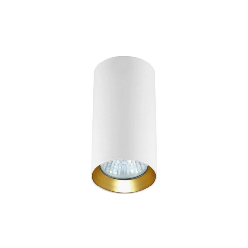 Tuba natynkowa Manacor 13 cm oczko biało - złote 1xGU10