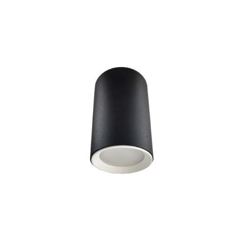 Tuba natynkowa Manacor 9 cm czarno - białe 1xGU10