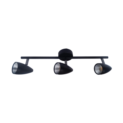 Lampa sufitowa Cortino czarna LED 3000K
