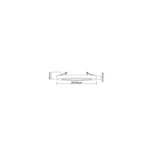 Plafon York biały 2w1 LED 4000K
