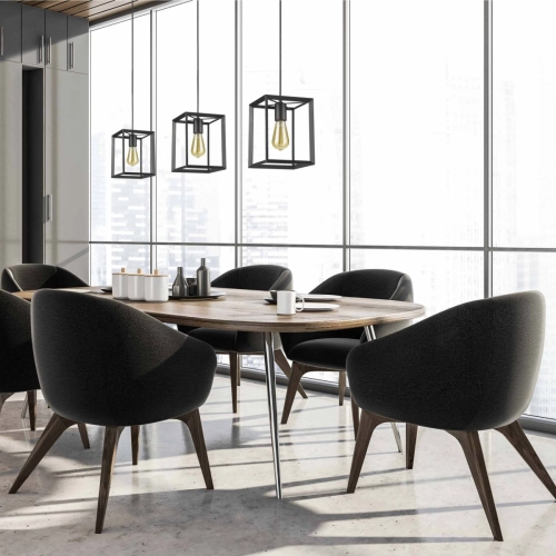 Lampa wisząca Napoli czarna 1xE27