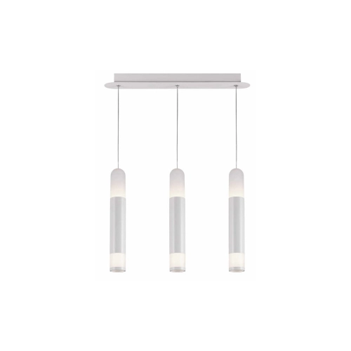 Lampa wisząca Forli biała LED 3000K