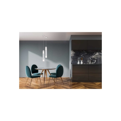 Lampa wisząca Forli biała LED 3000K