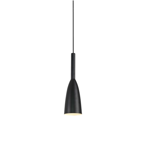 Lampa wisząca Solin 1 czarna 1xE27