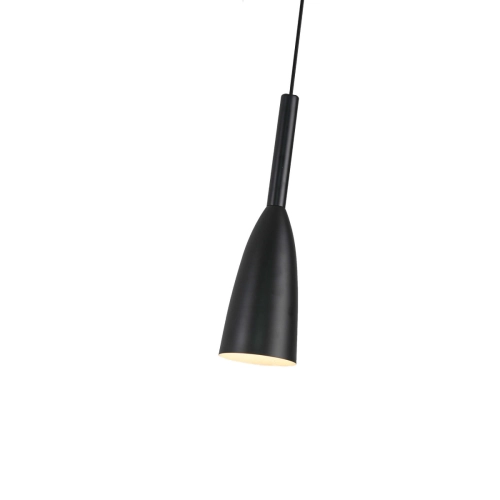 Lampa wisząca Solin 1 czarna 1xE27