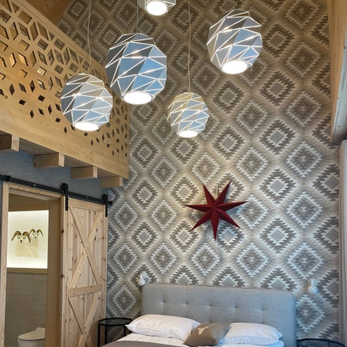 Lampa wisząca Reus biała 3xE27