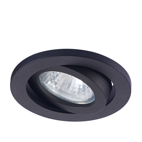 Ruchome oczko podtynkowe Lagos czarne IP20 1xGU10