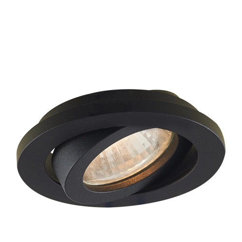 Ruchome oczko podtynkowe Lagos czarne IP20 1xGU10