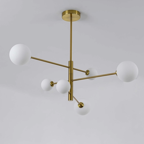 Lampa wisząca Dorado złota 6xG9