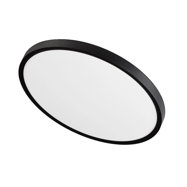 Plafon California 30 cm czarny LED CCT