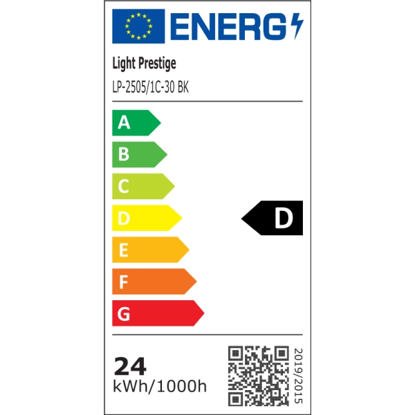 Plafon California 30 cm czarny LED CCT