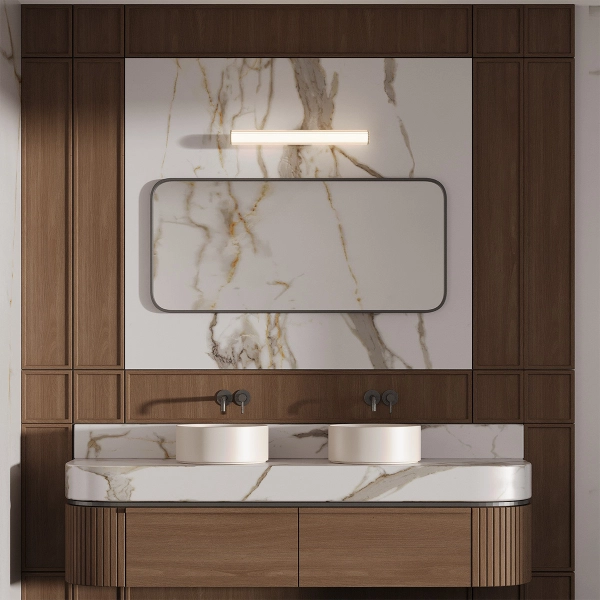 Kinkiet Linea 45 cm czarny LED CCT